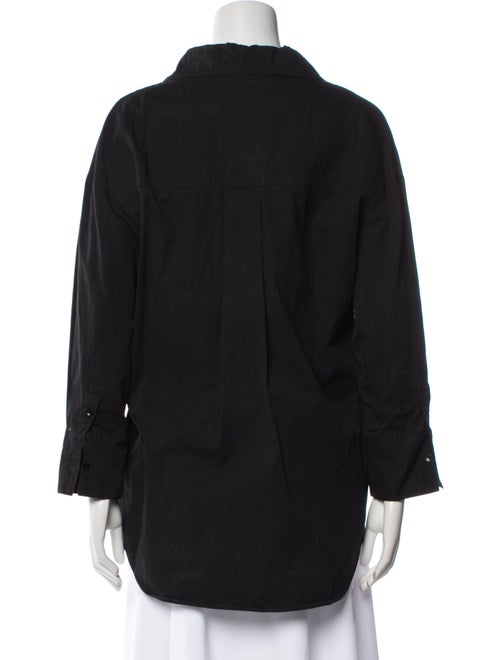 Anine Bing Long Sleeve Button-Up Top