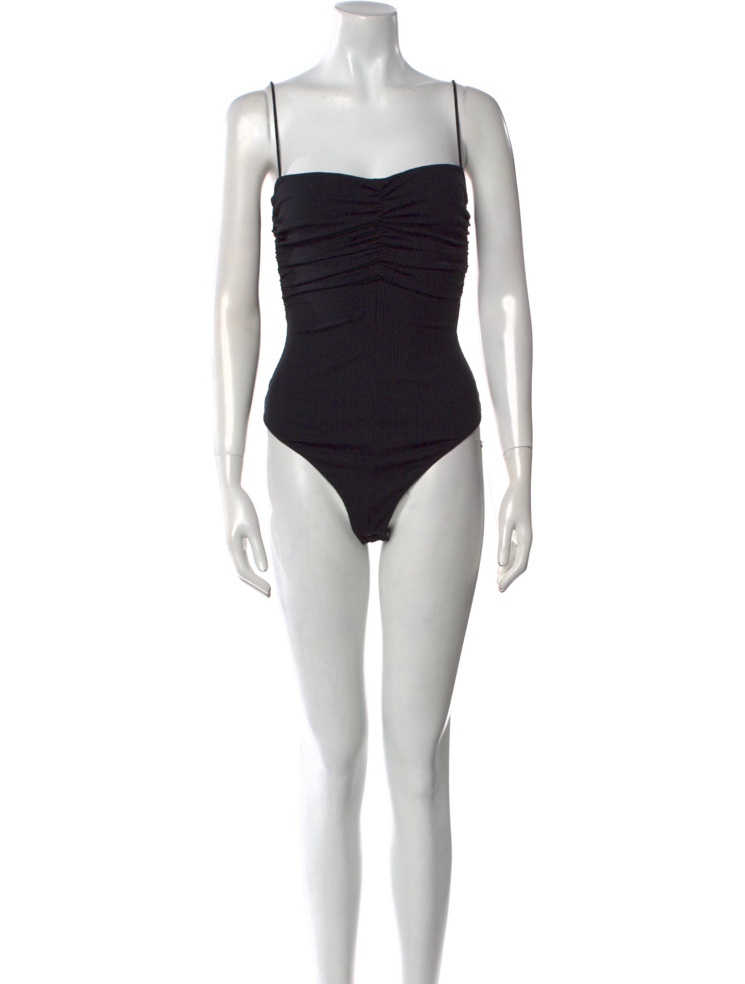 Anine Bing Nylon Square Neckline Bodysuit