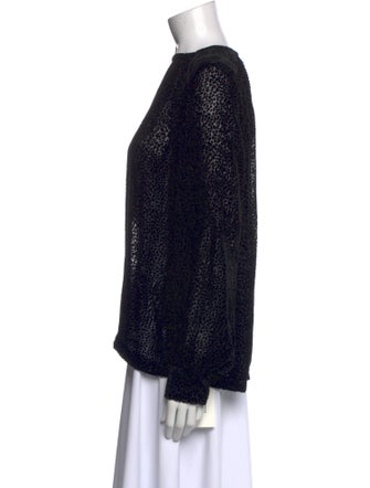 Anine Bing Silk Printed Blouse