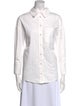 Anine Bing Three-Quarter Sleeve Button-Up Top