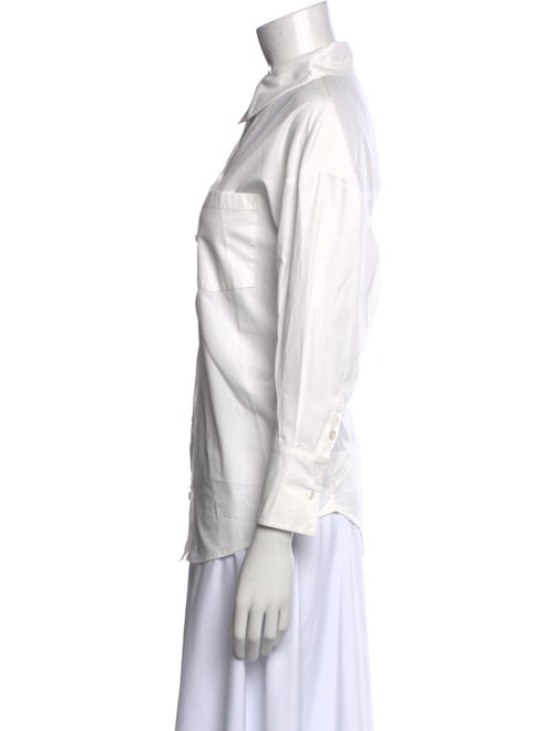 Anine Bing Three-Quarter Sleeve Button-Up Top