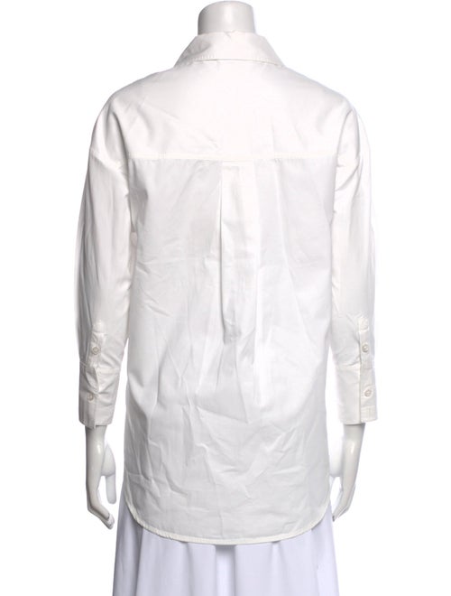 Anine Bing Three-Quarter Sleeve Button-Up Top