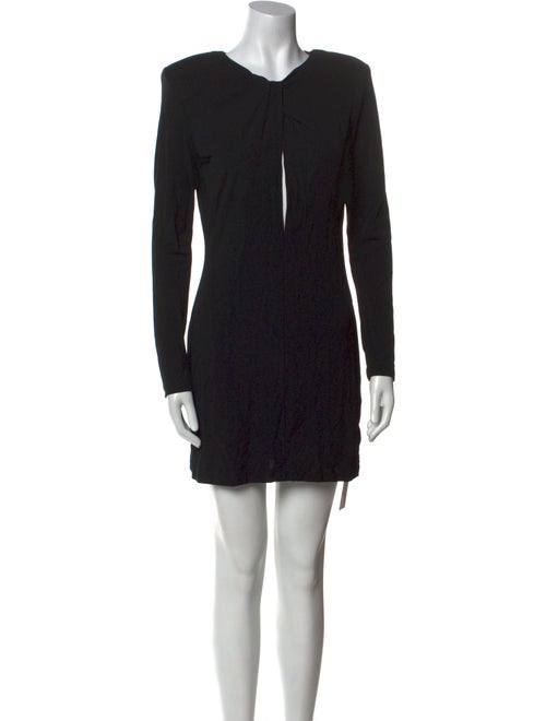 Anine Bing V-Neck Mini Dress