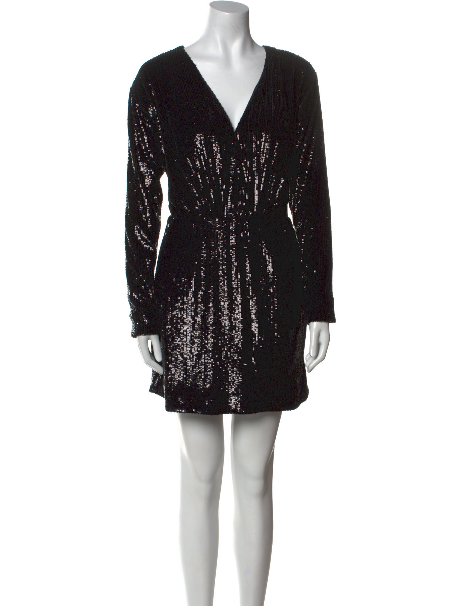 Anine Bing V-Neck Mini Dress