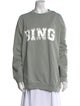 Anine Bing Graphic Print Crew Neck Sweatshirt