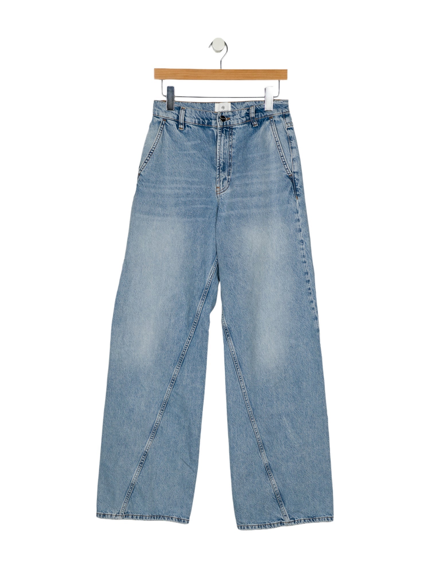 Anine Bing High-Rise Wide Leg Jeans