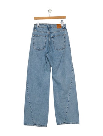 Anine Bing High-Rise Wide Leg Jeans