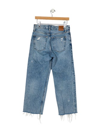 Anine Bing Mid-Rise Wide Leg Jeans