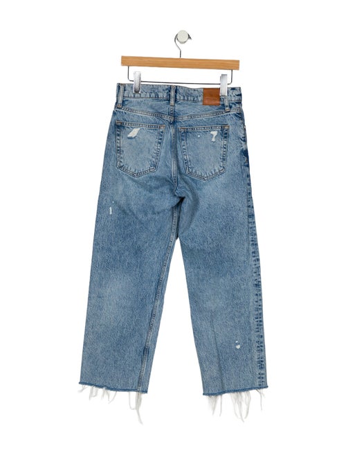 Anine Bing Mid-Rise Wide Leg Jeans