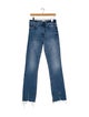 Anine Bing Mid-Rise Straight Leg Jeans