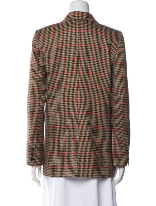 Anine Bing Plaid Print Blazer