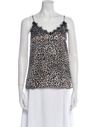 Anine Bing Silk Printed Top