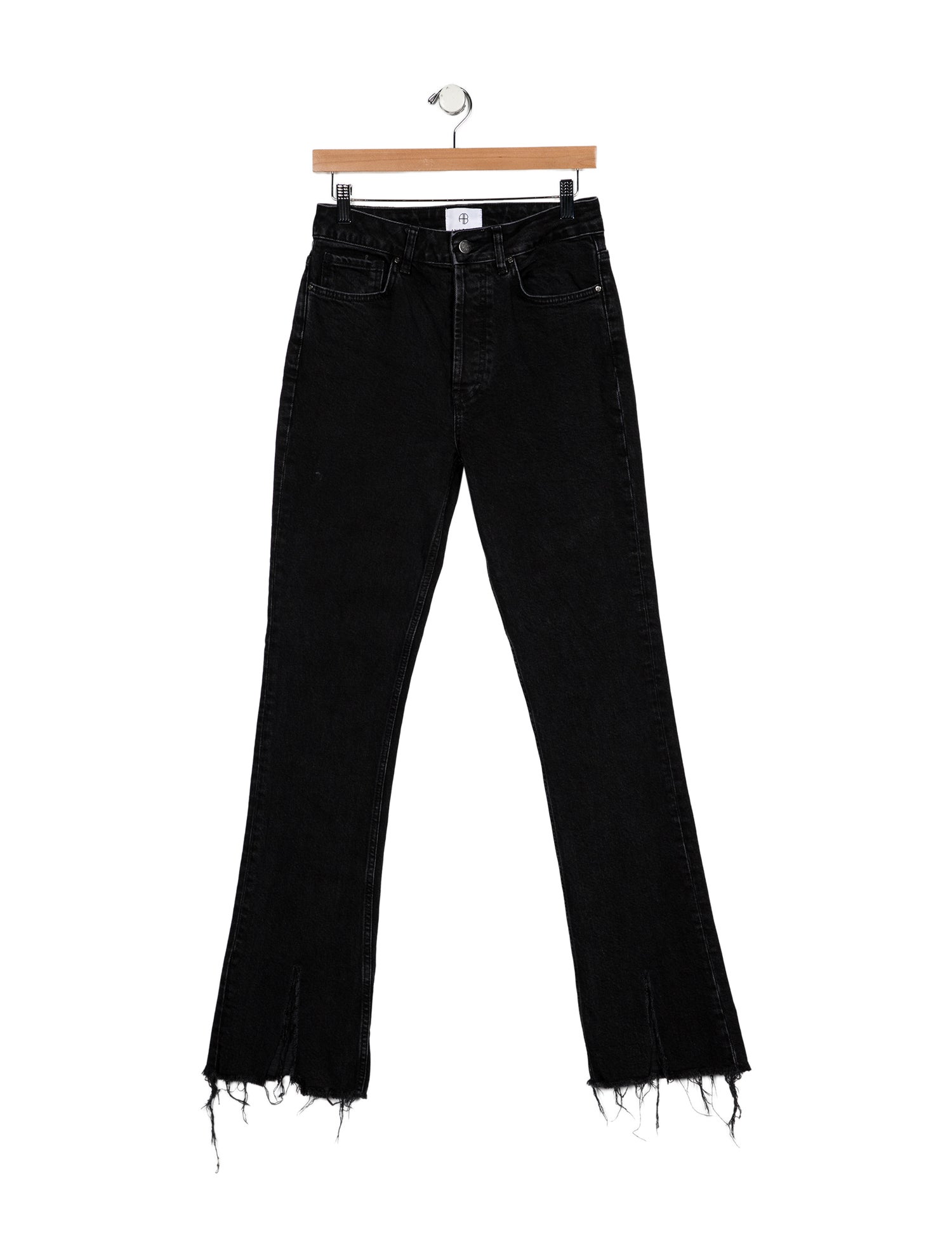 Anine Bing Mid-Rise Wide Leg Jeans