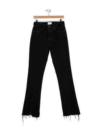 Anine Bing Mid-Rise Wide Leg Jeans