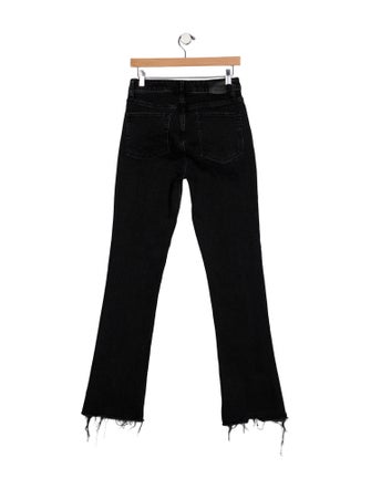 Anine Bing Mid-Rise Wide Leg Jeans