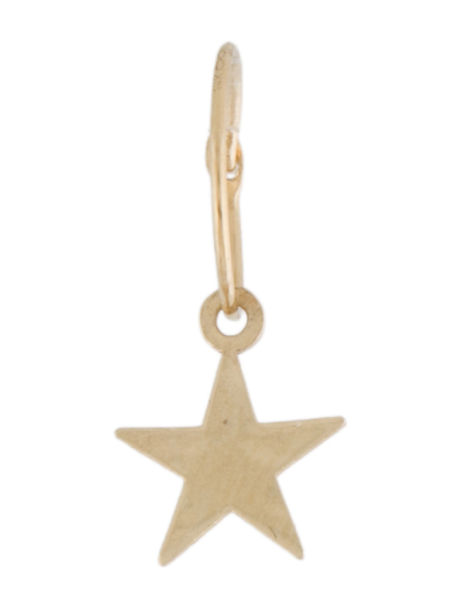 Anine Bing 14K Star Drop Single Earring