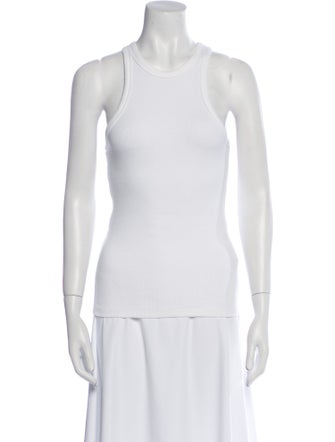 Anine Bing Crew Neck Sleeveless Top