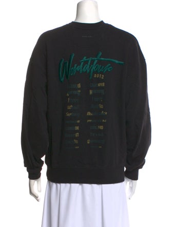 Anine Bing Graphic Print Crew Neck Sweatshirt