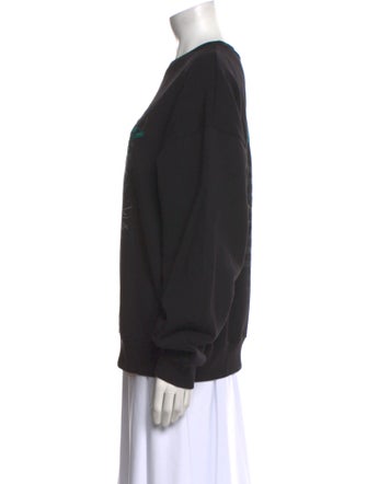 Anine Bing Graphic Print Crew Neck Sweatshirt