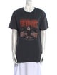 Anine Bing Graphic Print Crew Neck T-Shirt