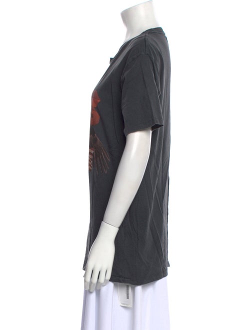 Anine Bing Graphic Print Crew Neck T-Shirt