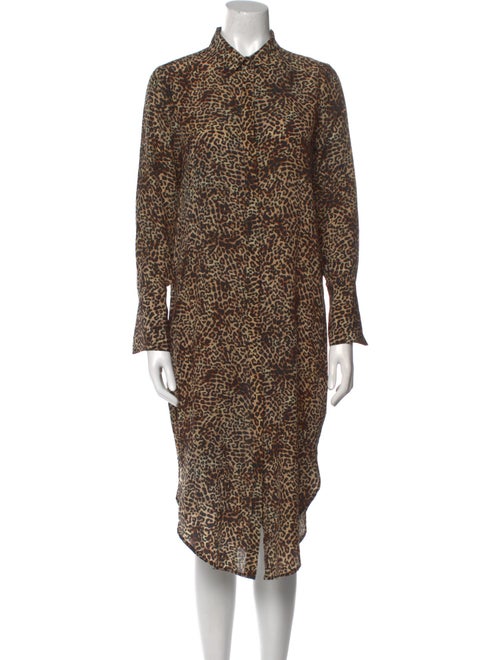 Anine Bing Silk Midi Length Dress