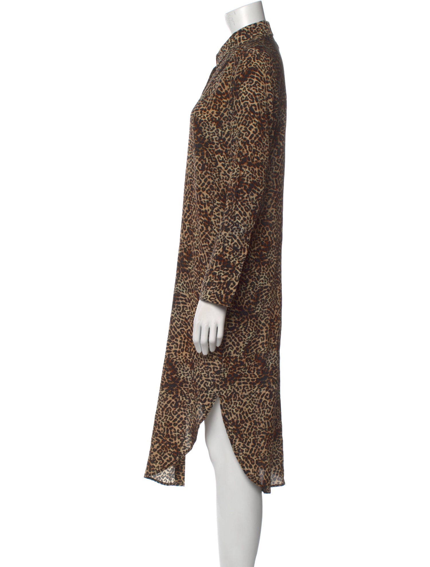 Anine Bing Silk Midi Length Dress