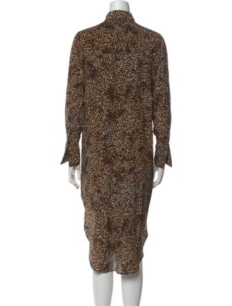 Anine Bing Silk Midi Length Dress