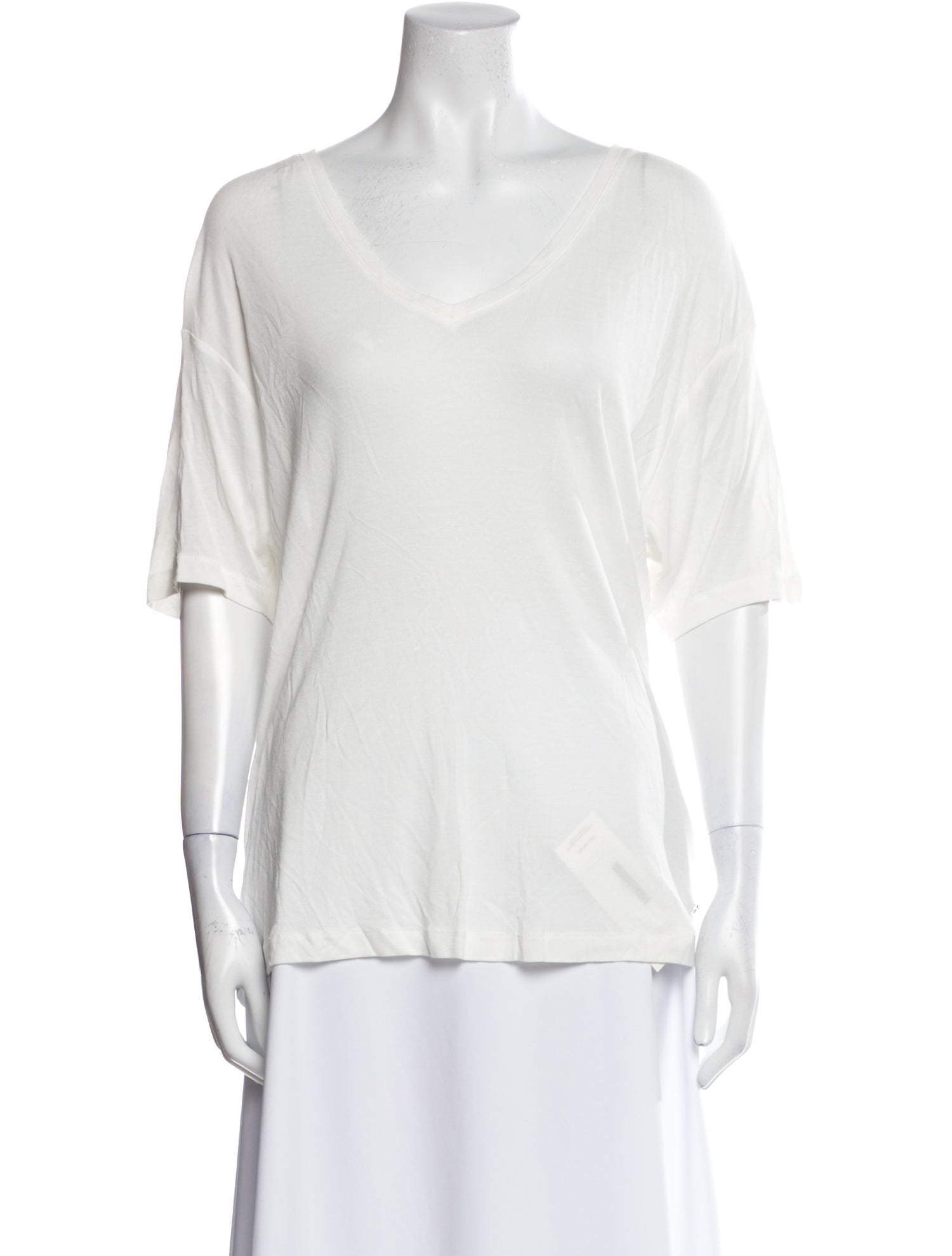 Anine Bing V-Neck Short Sleeve T-Shirt