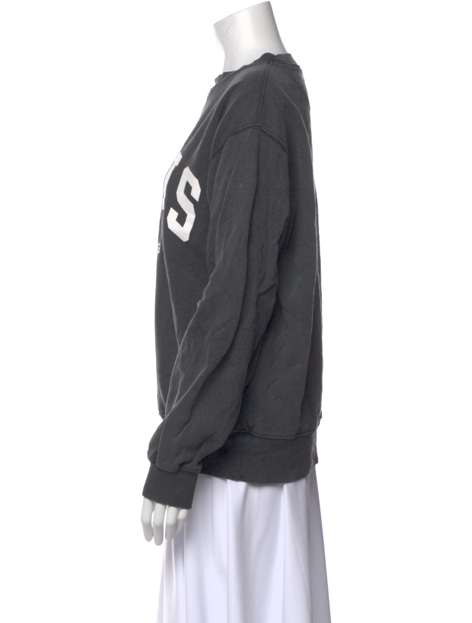 Anine Bing Graphic Print Crew Neck Sweatshirt