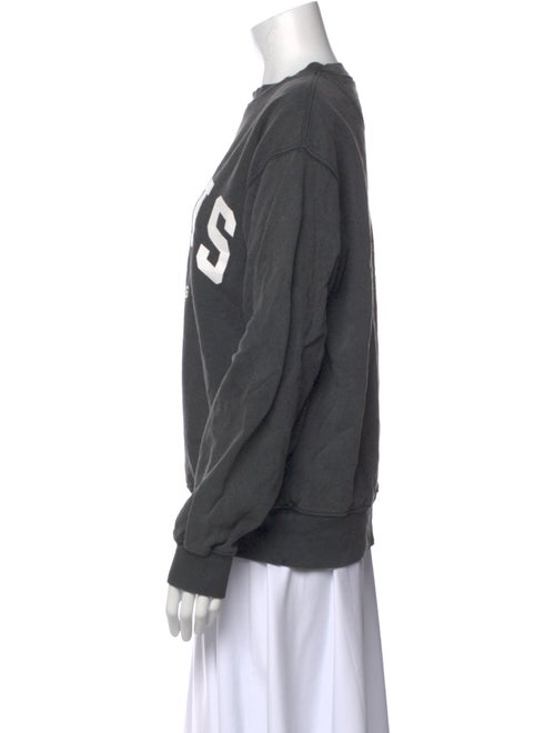 Anine Bing Graphic Print Crew Neck Sweatshirt