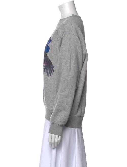 Anine Bing Graphic Print Crew Neck Sweatshirt