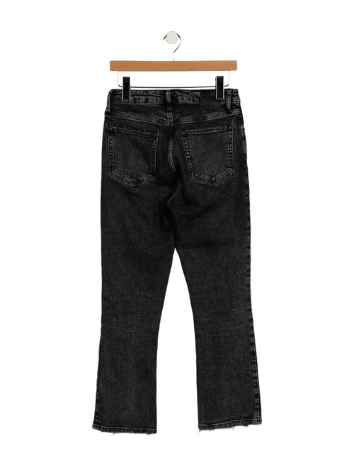 Anine Bing High-Rise Straight Leg Jeans