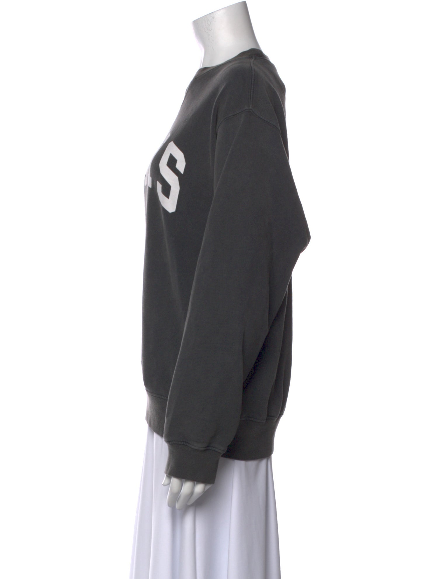 Anine Bing Graphic Print Crew Neck Sweatshirt