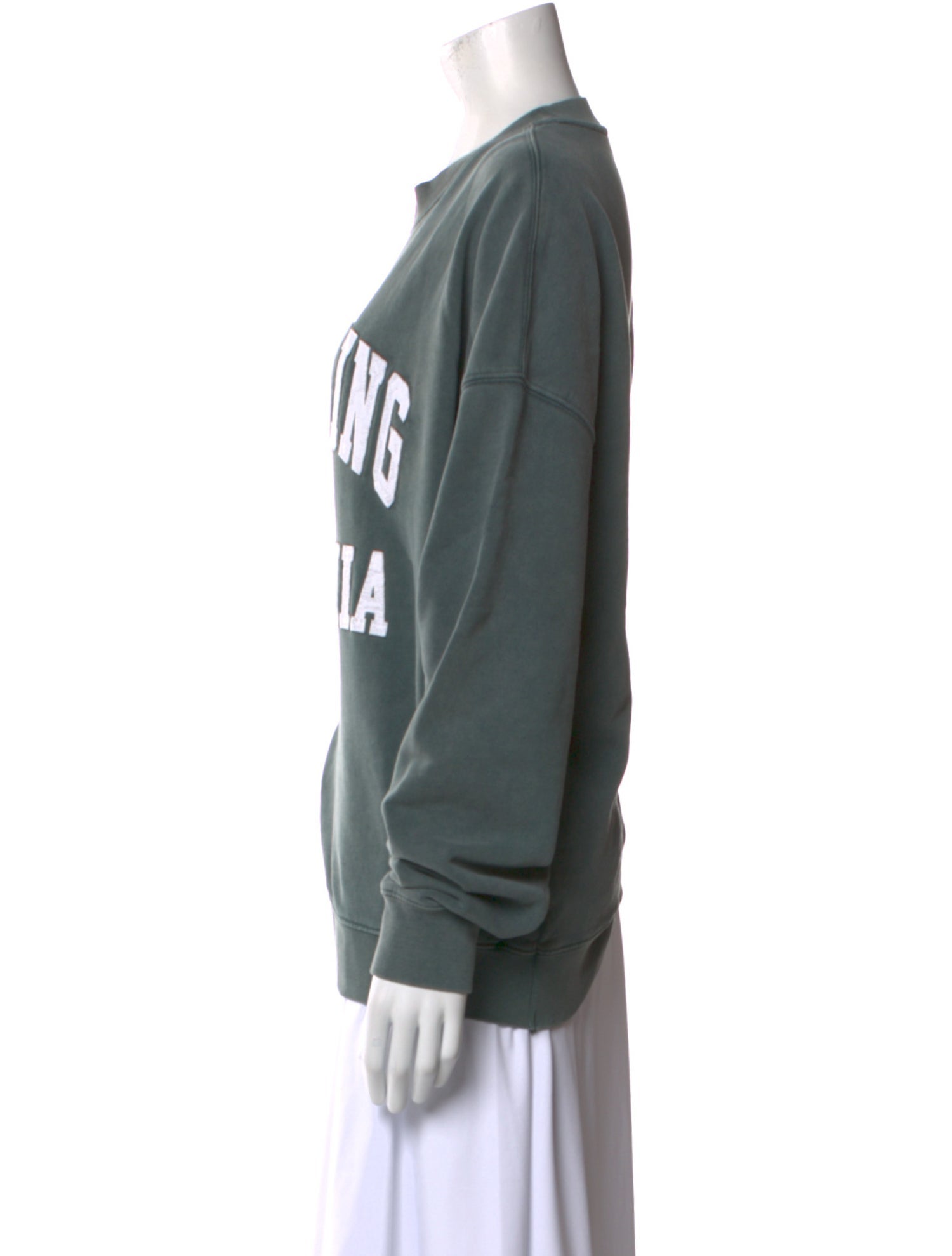 Anine Bing Graphic Print Crew Neck Sweatshirt