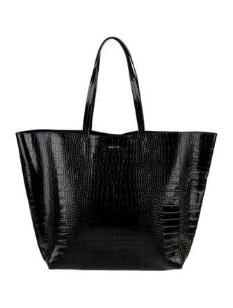 Anine Bing Embossed Leather Tote