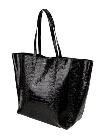 Anine Bing Embossed Leather Tote