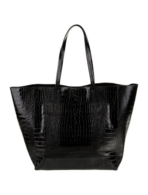 Anine Bing Embossed Leather Tote