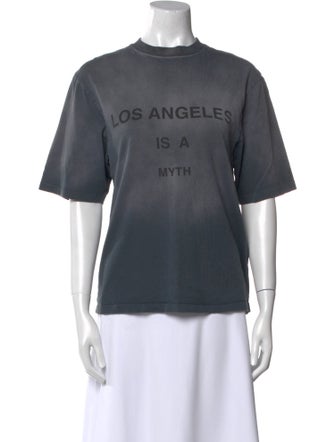 Anine Bing Graphic Print Crew Neck T-Shirt