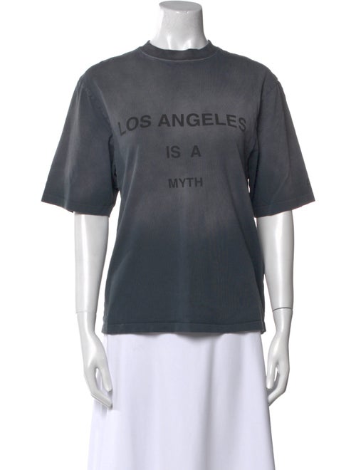 Anine Bing Graphic Print Crew Neck T-Shirt