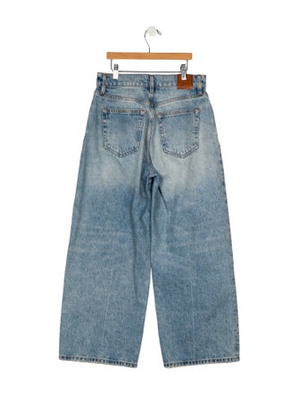 Anine Bing High-Rise Wide Leg Jeans