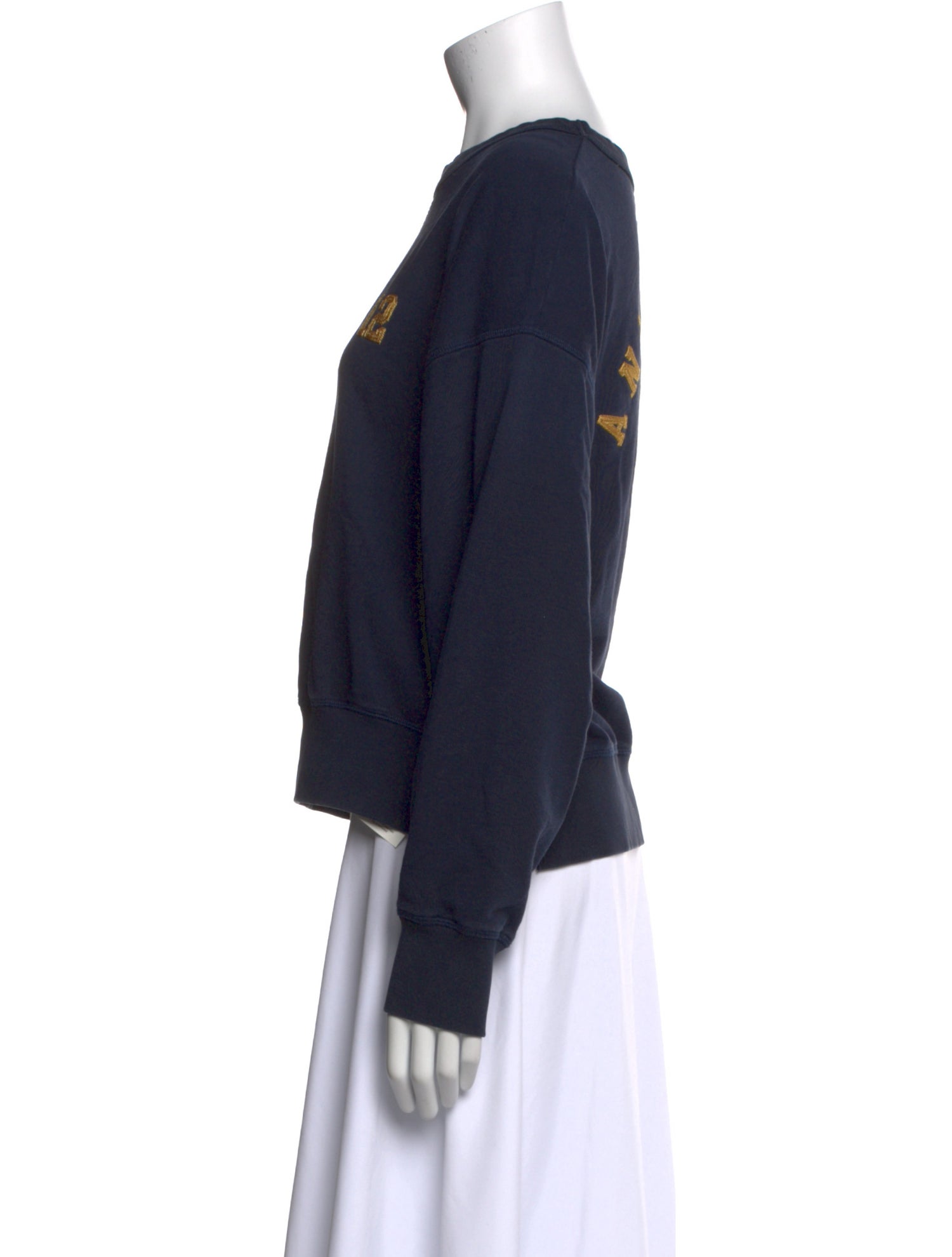 Anine Bing Graphic Print Crew Neck Sweatshirt