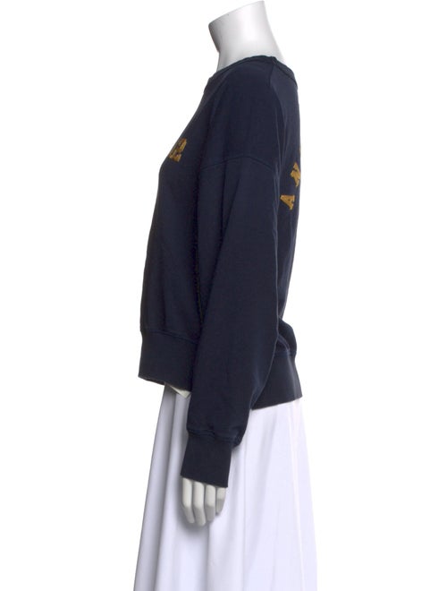 Anine Bing Graphic Print Crew Neck Sweatshirt