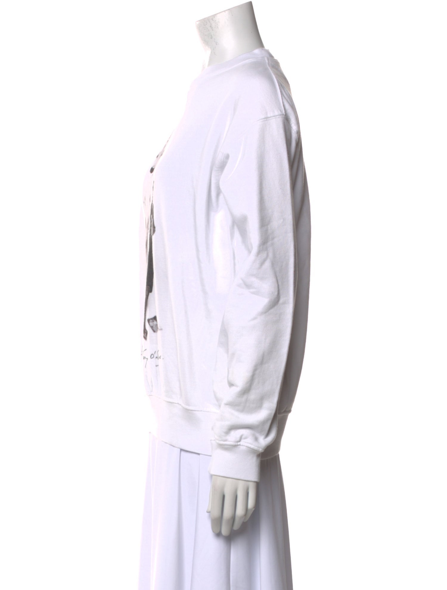 Anine Bing Graphic Print Crew Neck Sweatshirt w/ Tags