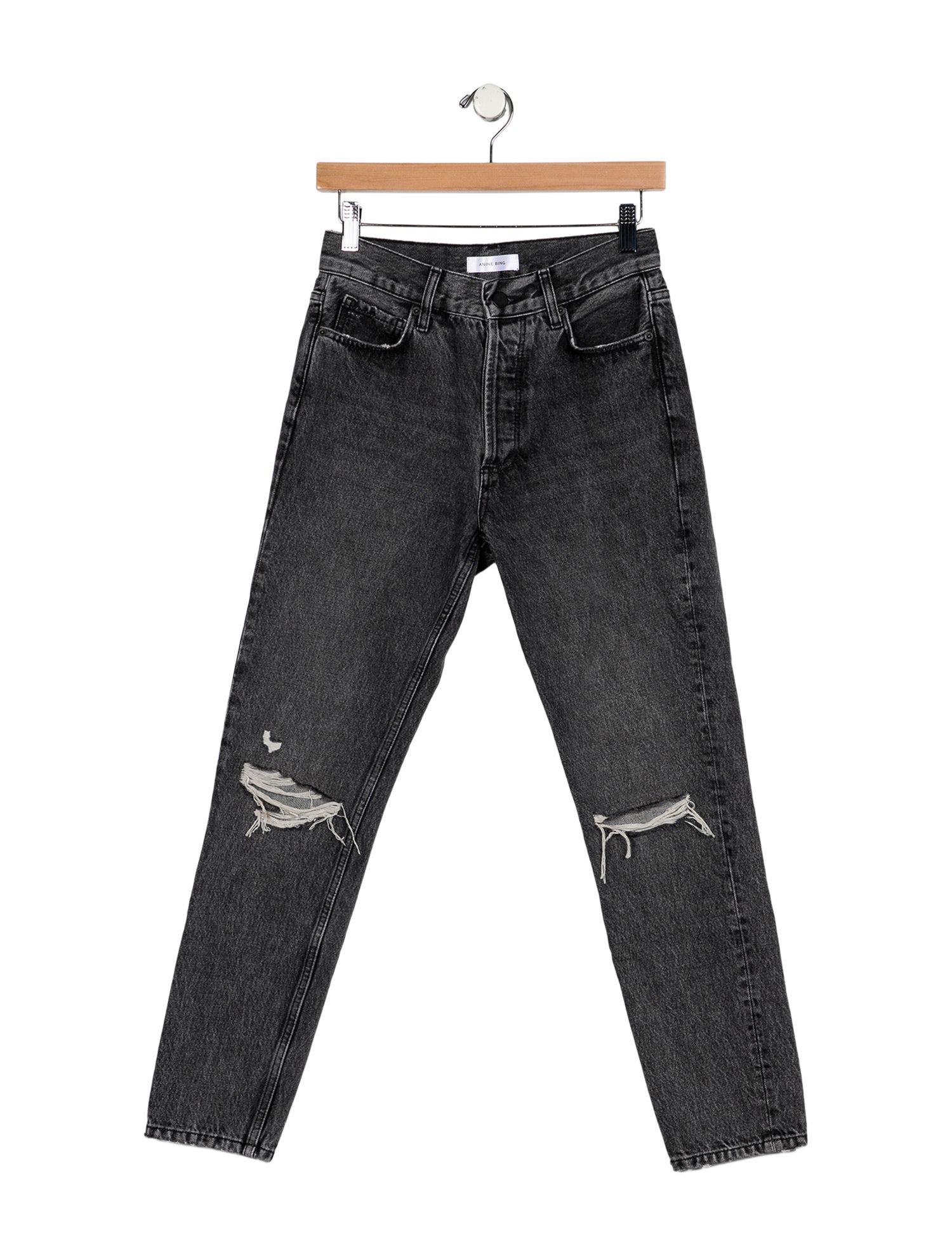 Anine Bing Mid-Rise Skinny Leg Jeans