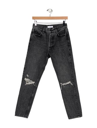 Anine Bing Mid-Rise Skinny Leg Jeans