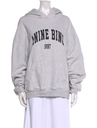Anine Bing Graphic Print Crew Neck Sweatshirt