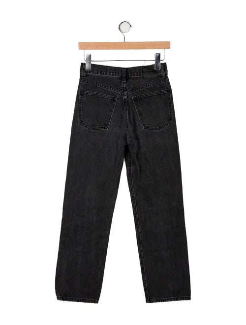 Anine Bing Mid-Rise Straight Leg Jeans