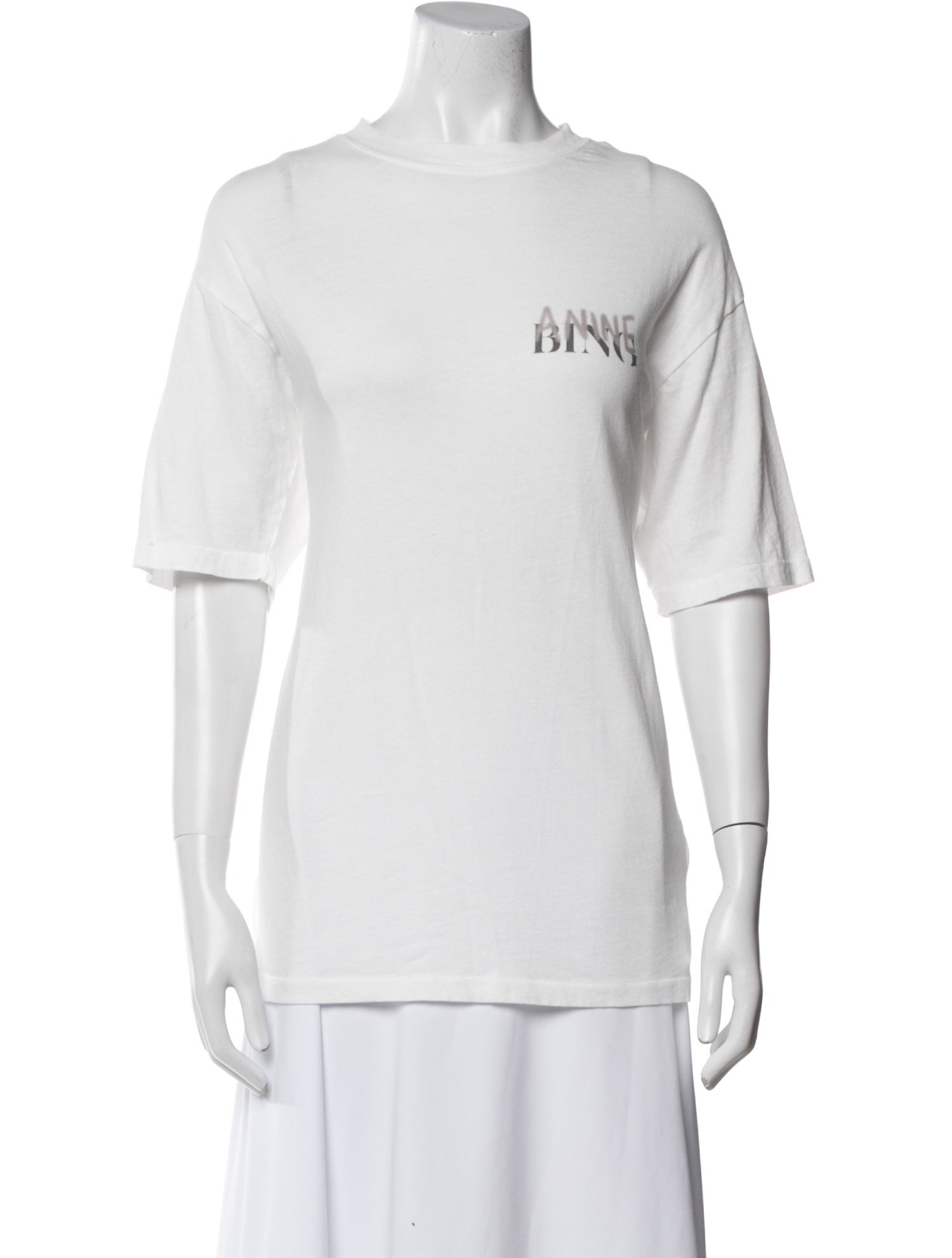 Anine Bing Graphic Print Crew Neck T-Shirt