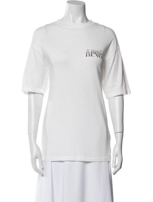 Anine Bing Graphic Print Crew Neck T-Shirt